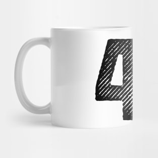 Rough Number 40 Mug